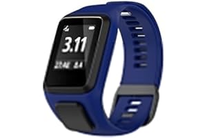 Kobmand Pulsera Compatible TomTom Correa,Pulsera de Silicona de Repuesto para Tomtom Runner 2/Runner 3/Spark 3/Adventurer/Golfer 2