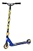 Produktbild Star-Scooter Pro Sport Freestyle Stunt Scooter Kickscooter Roller für Kinder ab 7 Jahre und Erwachsene  100mm Einsteiger/Fortgeschritten Stuntscooter Alu  Blau & Gold