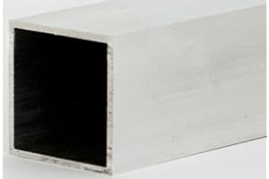 GROUPMG SALES AND TRADING Aluminium Rechteckrohr Länge 2000 mm 25x10x2 mm