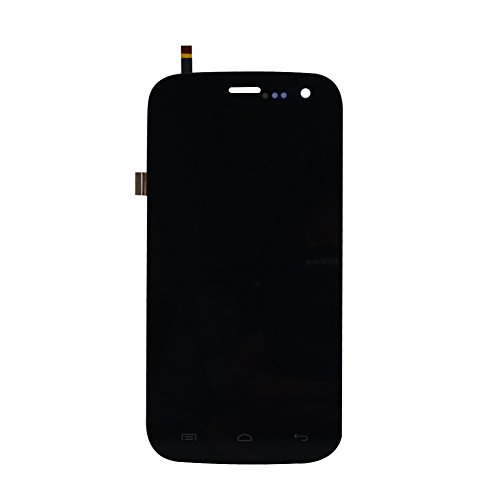 SWUK Reemplazo Completo de Pantalla Negro LCD Pantalla Digitalizador con Botón de Inicio Sensor de Cámara Flex de Alta Calidad de Cristal (Para Wiko Darknight)