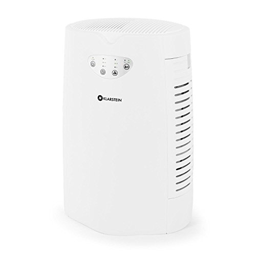 Klarstein Vita Pure • Luftreiniger • Lufterfrischer • Radialventilator • Ionisator • UV-Beleuchtung • 35 Watt • 5-in-1 Filtersystem • 108 m³/h Luftdurchsatz • 3 Lüftungsstufen • 3-stufiger Timer • geräuscharm • Touch-Bedienung • für Allergiker • weiß - 9