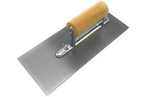 TRADEUNDERLAY Adhesive notched trowel complete with 1.5 mm blade