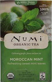 Numi Moroccan Mint Organic Tea 18 Bags by Numi Tea