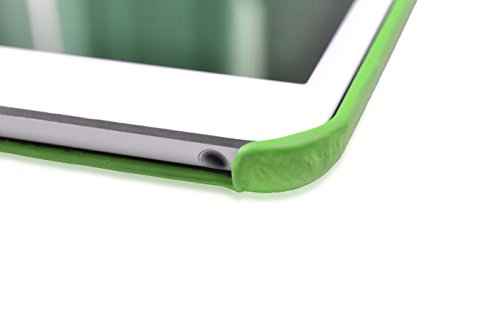 Stuff4, Leder, 360 Grad drehbar, inkl. gratis Displayschutzfolie und Stylus Touch Pen für Apple iPad Air, Grün - 8