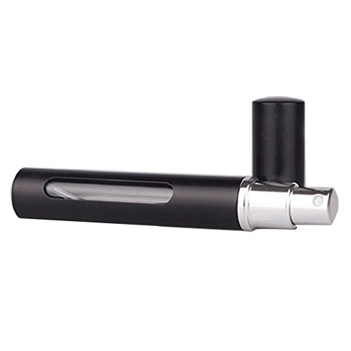 5ml Portable Mini Refillable Perfume Aftershave Atomizer Empty Spray Bottle (Black)