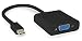 Produktbild MyGadget Mini Displayport auf VGA Adapter - DP Konverter Kabel - Zubehör für Apple MacBook Air, Pro, iMac, Mac, Surface Pro, Lenovo (Schwarz)