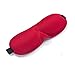 Produktbild Bobopai Soft Travel Sleep Rest 3D Eye Shade Sleeping Mask Sleep Mask Cover Blinder Aid Eyemask by (Red)