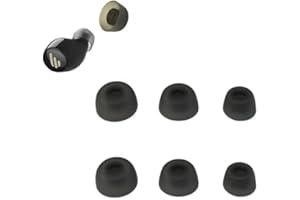 INF 3 pary wymiennych końcówek dousznych do Jabra Elite 75t / 65t / Active/Sport Evolve, silikonowe nauszniki S/M/L, 1,38 + 1,23 + 1,02 cm