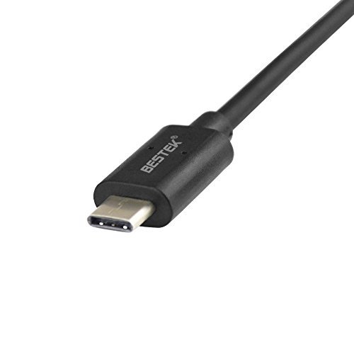 (Verbesserte Version) bestek USB 3.1 Typ C USB auf standard A-Typ USB 3.0 Stecker Kabel Sync & Ladekabel Design reversibel für Apple New MacBook 30,5 cm, Apple TV, LG Nexus 5 x/6P, Nokia N1, OnePlus Handy, Tablet, Handy und andere der U89 unterstützt Geräte (btv08bk-uk) - 4