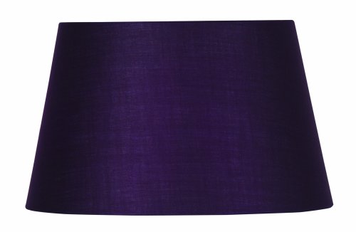 Oaks Lighting Lampenschirm, trommelförmig, Baumwolle, ohne Gestell, 40,6 cm, pflaumenfarben