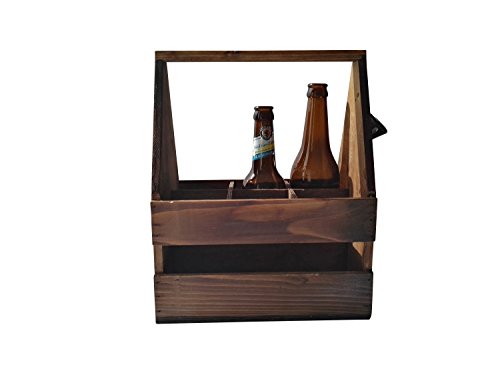 Bierträger, Flaschenträger im Vintage Look mit eckigem Griff - 3