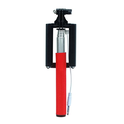 Culater Mini Einbein-Stative Monopod Stick Selfie-Stick fr iPhone (rot)