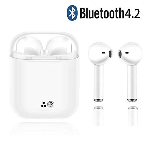 Preisvergleich Produktbild Bluetooth-Headsets, kabellose Headsets Headset Bluetooth 4.2 InEar-Kopfhrer Ohrhrer Wireless-Stereo-In-Ear-Freisprecheinr... für Apple Airpods Android / iPhone