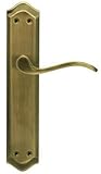  GlobalLock - Juego manilla placa para puerta bronce 2 unds - 27506
