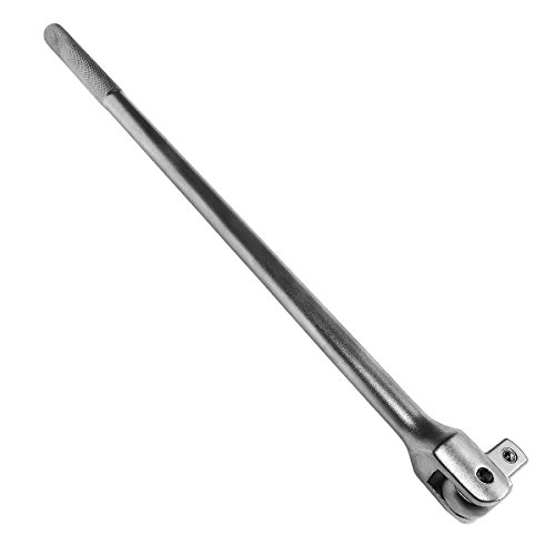 S&R Gelenkgriff Drehgriff 1/2″, 600mm Ø 20 mm Schiebegriff mit Gelenk, Extra Belastbar für Stecknüsse, Steckgriff Bruchfest, mattiert, INDUSTRIE QUALITÄT - 5