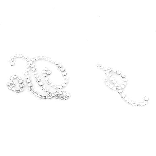 MagiDeal Hochzeit Brautschuhe Strass Sticker “ I Do“ Aufkleber Klar Farbe - 5
