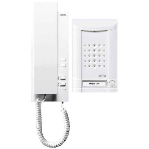 Preisvergleich Produktbild Ritto 1673170 Minivox Wohntelefon-Set 1WE weiss