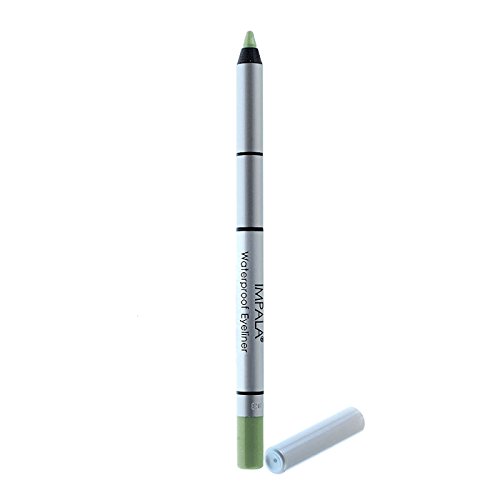 Impala - Lápiz de ojos waterproof cremoso Color Verde Claro Metalizado Nº307 duradero