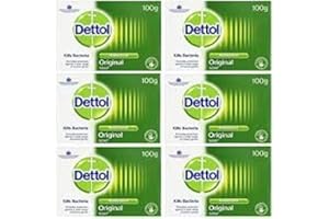 6 jabones Dettol Orginal, paquete doble, 2 x 100 g