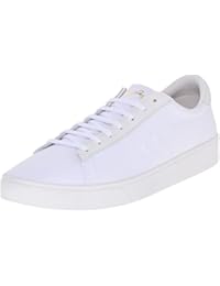 Fred Perry Wmns Spencer Canvas Leather White