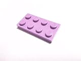 LEGO City - 50 Bauplatten mit 2x4 Noppen in Medium Lavender - Lego