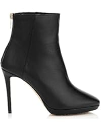 Jimmy Choo Mujer HARVEY100GRCBLACK Negro Cuero Botines