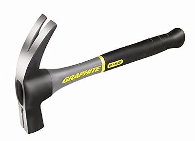 Stanley 1-51-103 Marteau de coffreur arrache-clous avec manche graphite 750 g