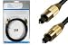Produktbild DINIC Toslink Kabel 2m mit 6mm Durchmesser schwarz hochwertige Metallstecker