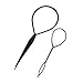 Black Topsy Tail Hair Braid Ponytail Maker Styling Tool