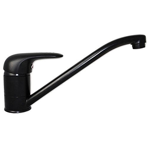 ENKI Miscelatore per lavello monoblocco orientabile nero RUBY