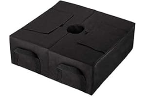 CACTIYE Detached 2 pieces detachable Fillable Umbrella base Stand Holder for Outdoor Patio Umbrellas Detachable making it easy to pour in sand without spilling it everywhere