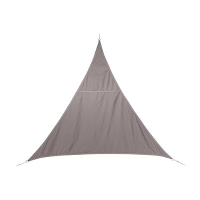 Hespéride Toile solaire Voile d'ombrage triangulaire 2 x 2 x 2 m en tissu déperlant - Coloris TAUPE