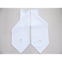 Taufschal Krawattenenden,versch.Variationen