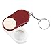Produktbild LouiseEvel215 Bolso llavero giratorio marrón plegable LED luz Blanca 10x lupa lupa