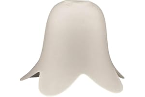 TOSEND Paralume in vetro di ricambio per lampadario o abatjour satinato tulipano