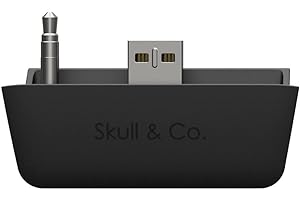 Skull & Co. Adaptateur Émetteur Audio sans Fil AudioBox, Bluetooth 5.0 à Faible Latence pour Xbox (XSX/XSS/Elite) Controllers - Noir