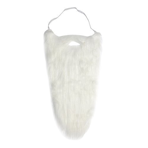 Self-Adhesive or Elasticated Fancy Dress Beards (White Long)