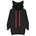 Produktbild ABsoar Kapuzenpullover Damen Katze Drucken Hoodies Frauen Lange Hülsen Sweatshirt mit Kapuze Pullover Kurze Oberseiten Bluse Langarmshirt S~XXL