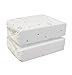 Cuddles Collection Stars on Crib Sheets (White, Pack of 2)
