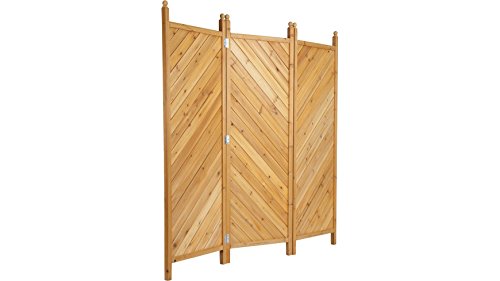 baumarkt direkt Paravent Hamburg, (B/H): 180x180 cm honigbraun
