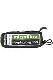 Mountain Warehouse Microfibre Mummy Sleeping Bag Liner - Easy to Carry Travel Sheet, Hygienic Camping Bag Liner, Comfortable Bed Sheet - Ideal For Camping Outdoors Light Grey