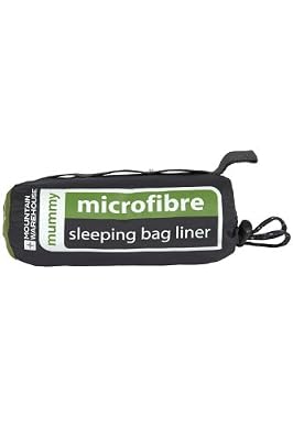 Mountain Warehouse Drap Sac de Couchage En Forme Momie Sarcophage Randonnée camping Bivouac Gris clair Taille Unique