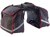 Xcase Doppel-Gepäckträgertasche, wasserabweisend, mit Reflektions-Streifen - 5