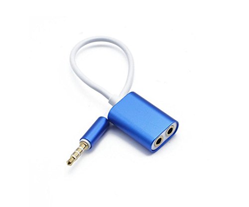 Preisvergleich Produktbild Gold Schmetterling @ Aluminiumlegierung 3.5mm Ein Minute Kopfhörer Audiokabel, Kopfhörer Ein Minute Headset Paar Line Kabel