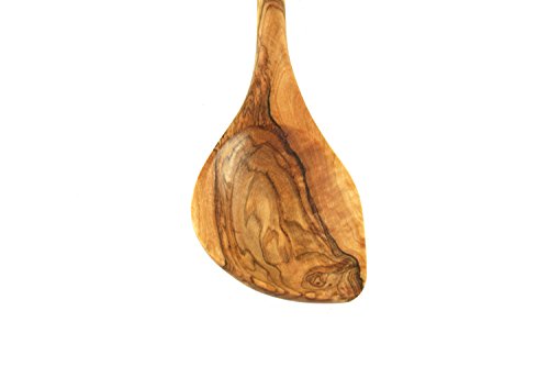 D.O.M. Kochlöffel aus Olivenholz 30 cm mit Ecke - 2