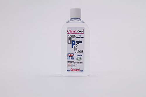 250ml Classikool MPG Mono Propylene Glycol Pharma Grade Better Than Food Grade 99% +