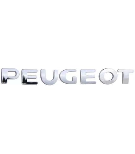 Emblème Voiture Peugeot 3D - Lettres Insigne Pour 107 207 206 306 307 308 406 407 408 806