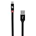 Produktbild Scosche 0,9 m Scosche Klinkenstecker Lightning USB-Lade-/Sync-Kabel mit LED-Anzeige – Schwarz