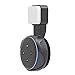 Produktbild Arteki Wall Mount Hanger Holder Stand Compatible with Alexa Echo Dot (3rd Gen), Compact Bracket Case Plug in Kitchen Bathroom Bedroom,Built-in Cable Management,Space Saving Management (Black)