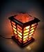 Price comparison product image Materies Arca Hand Carved Himalayan Pink Salt wooden basket Lamp